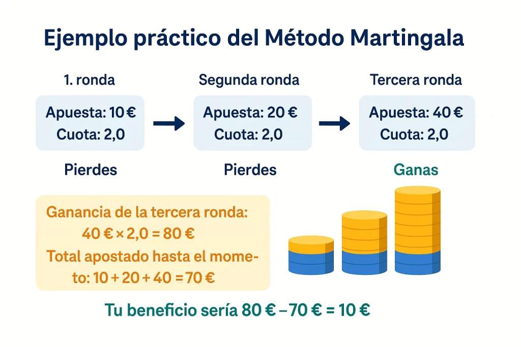 Ejemplo práctico del Método Martingala